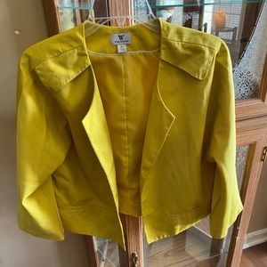 Ladies spring jacket, Worthington size XL, bright, yellow
